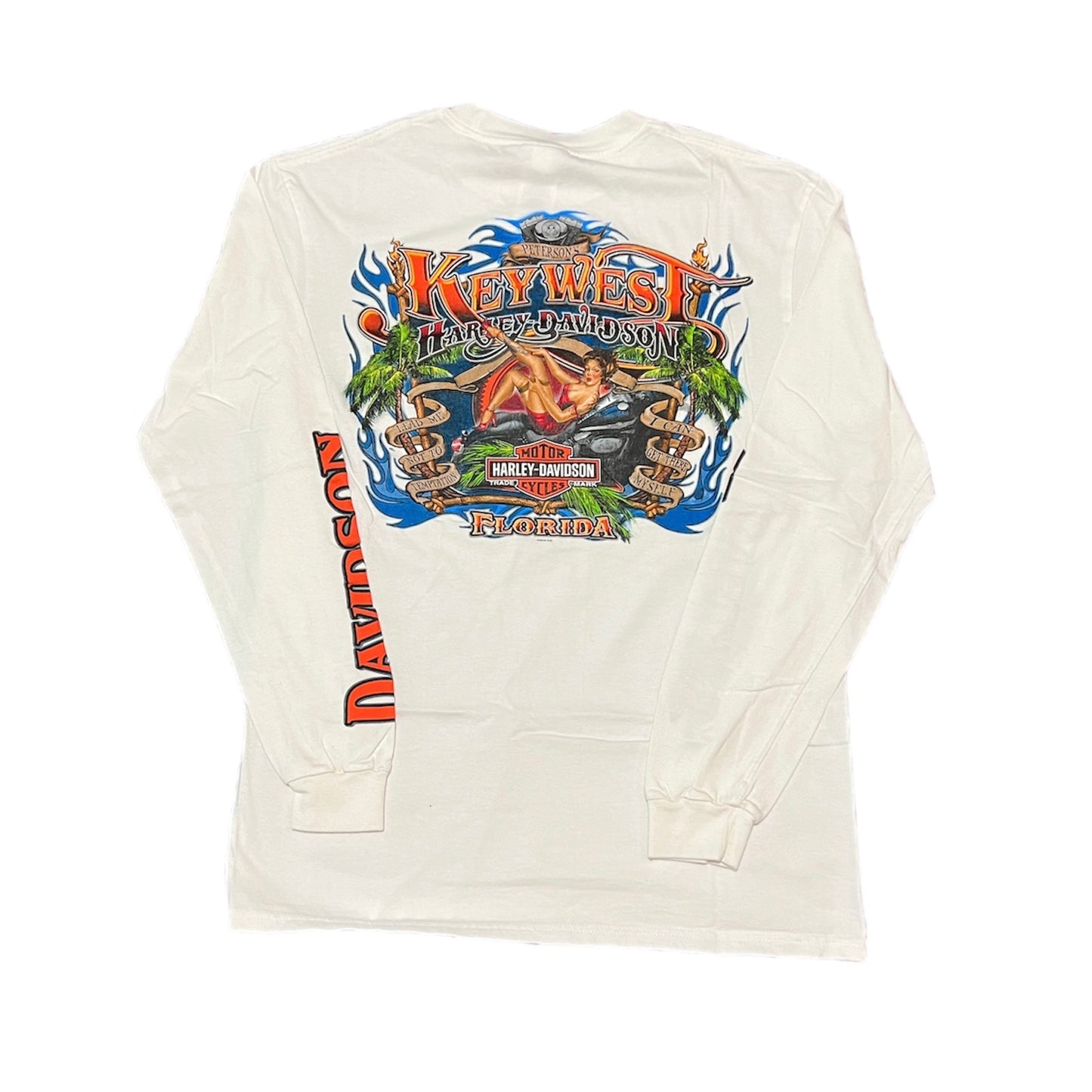 Harley Davidson Key West Long-Sleeve T-Shirt Size Large