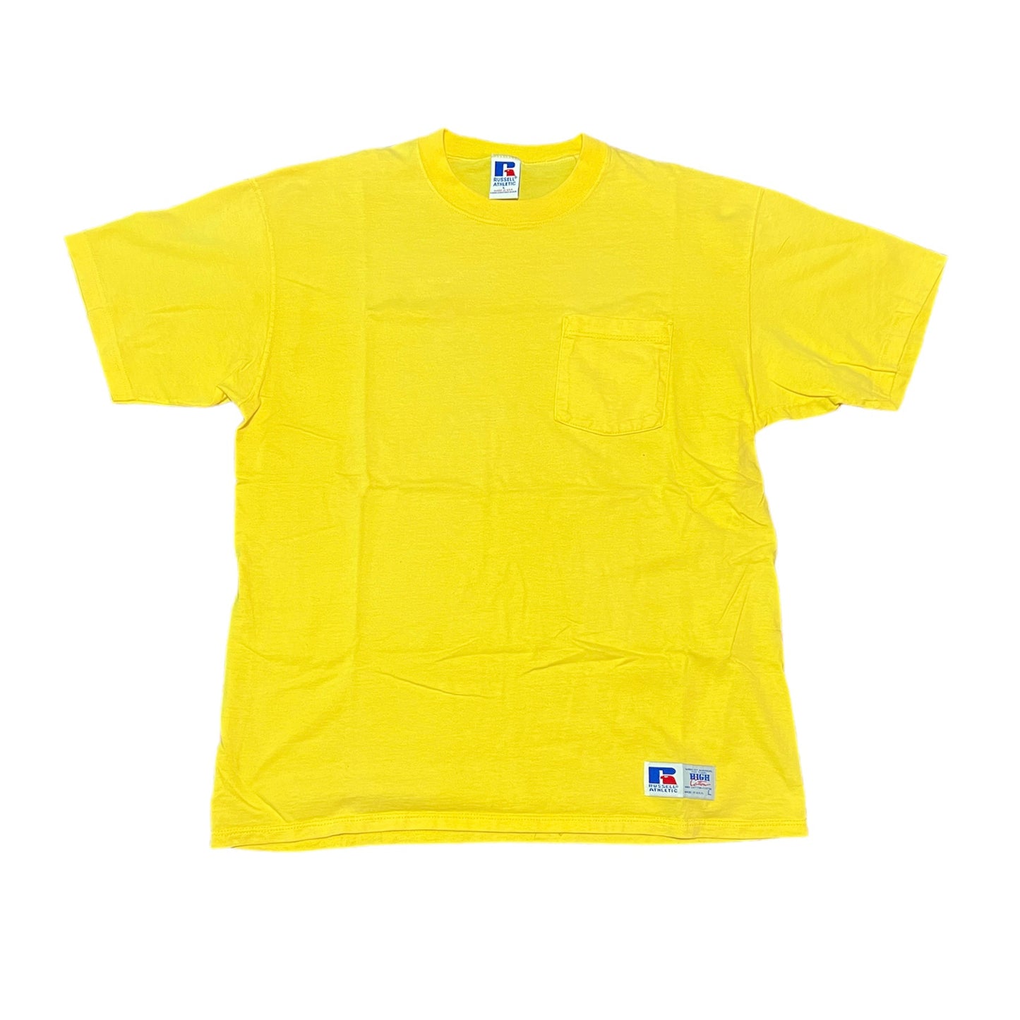 Russell Athletes Pocket T-Shirt Size Large