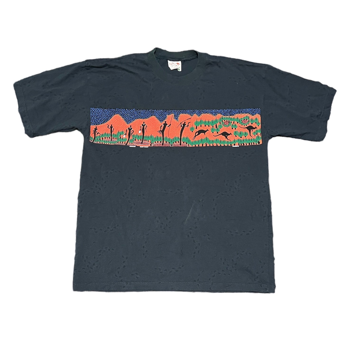 Aboriginal Art Bulurra Australia T-Shirt Size Large