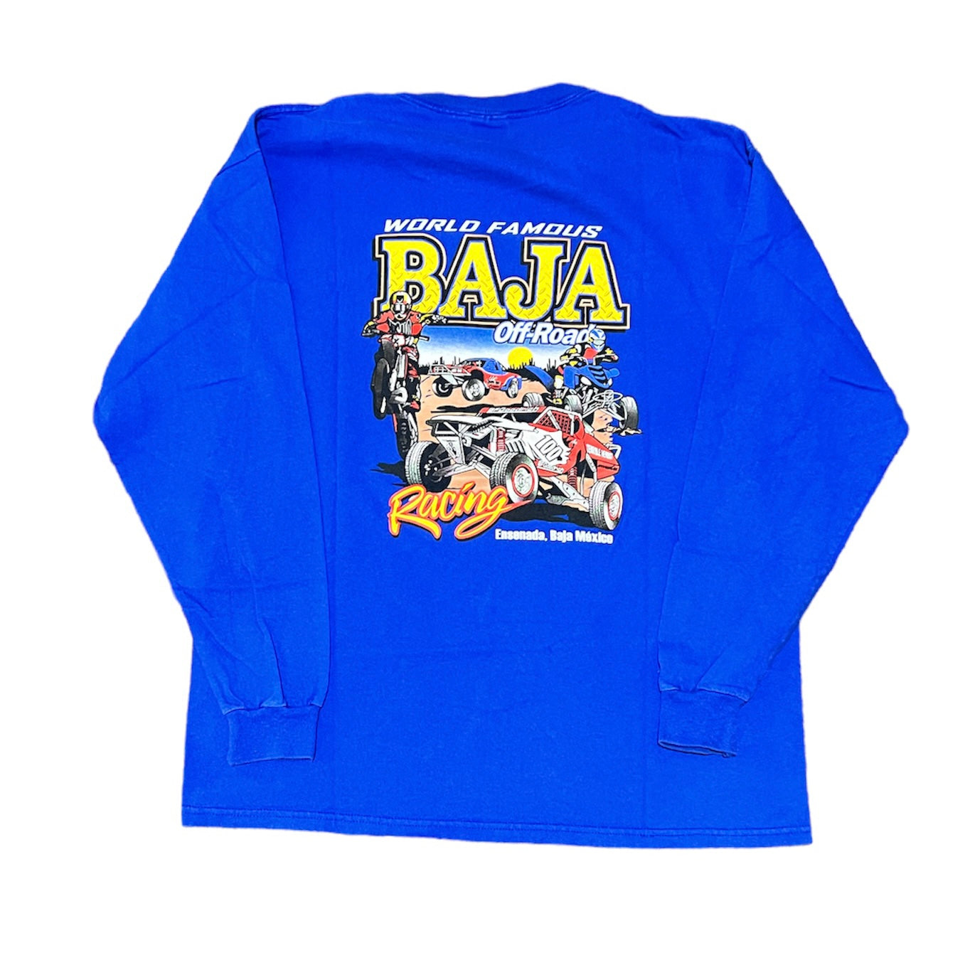 Baja Racing Long Sleeve T-Shirt Size Large
