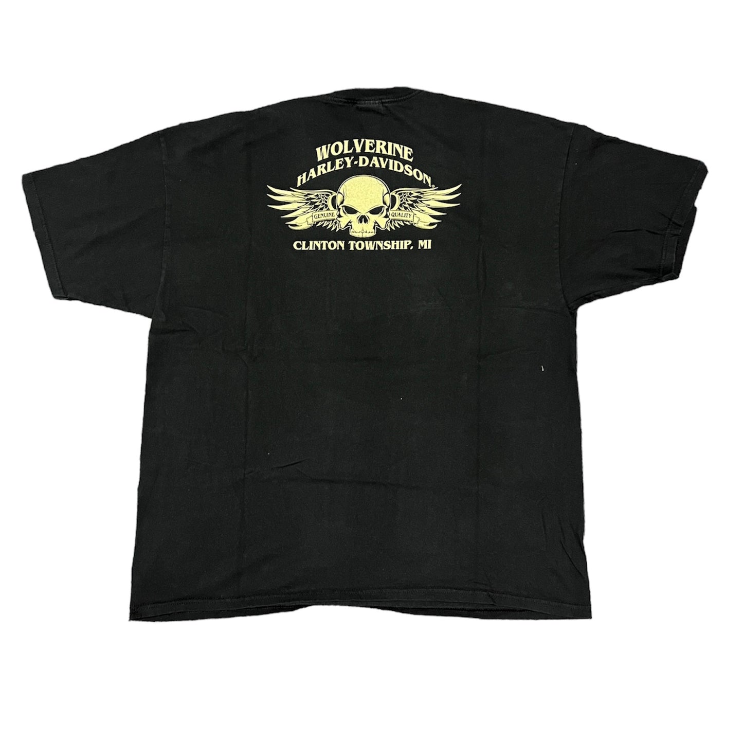 Harley Davidson Wolverine Clinton Township T-Shirt Size 2XL