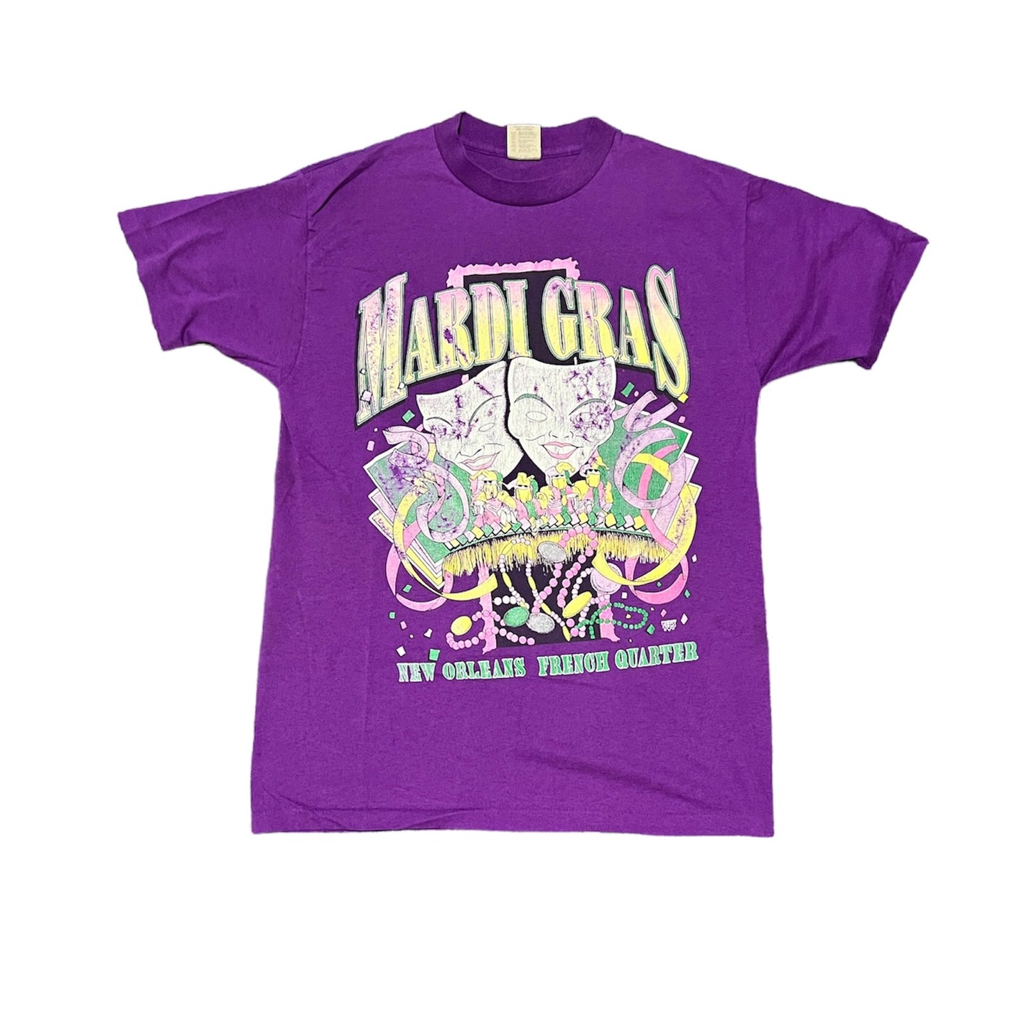 Mardi Gras Vintage T-Shirt Size Large
