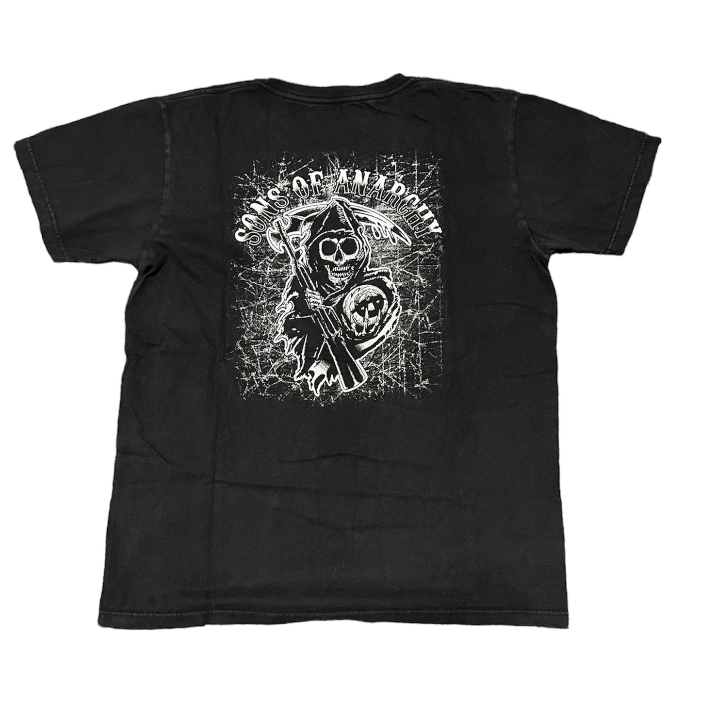 Sons Of Anarchy Shirt Black T-Shirt Size Large