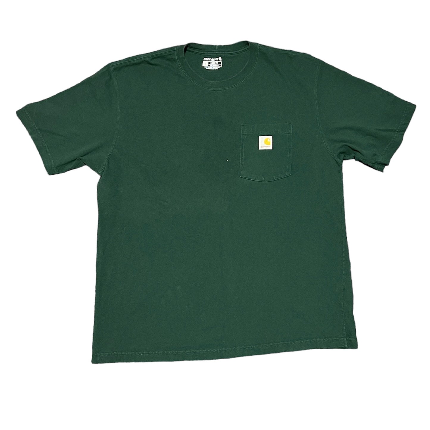 Carhartt Shirt Green T-shirt Loose Fit Comfort Size Large